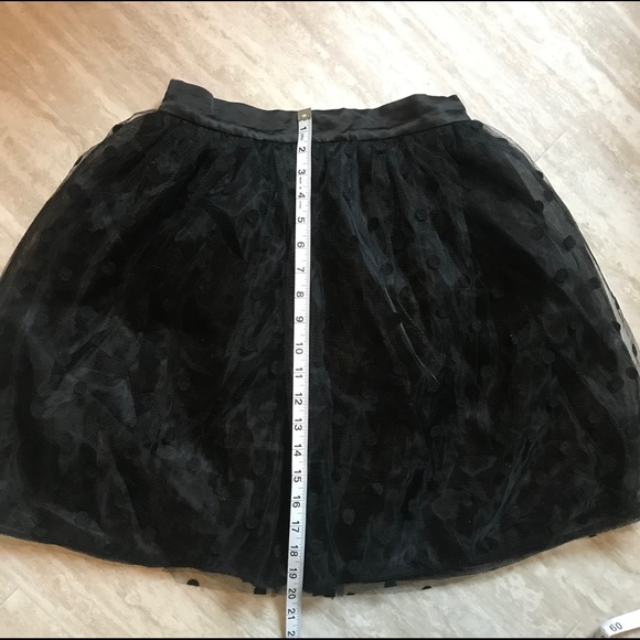 NWOT black polka dot tulle skirt - Picture 2 of 5